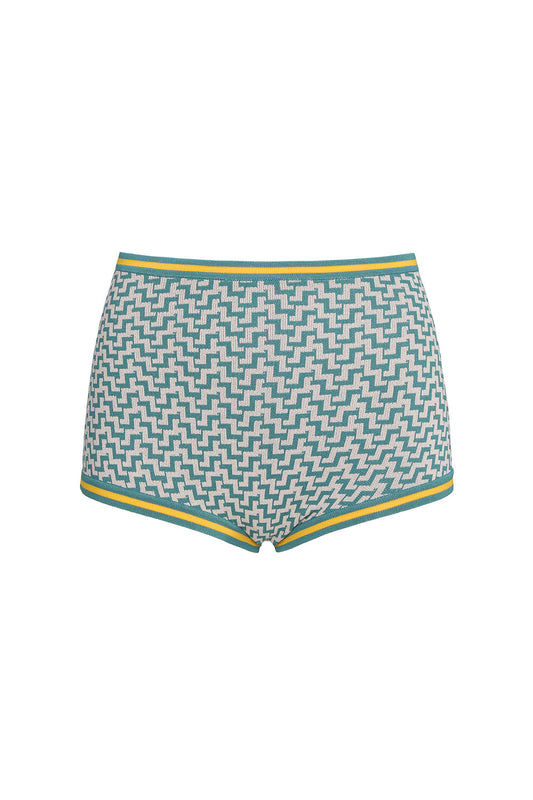 la plage short in dewdrop/mineral