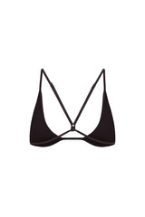 universo bralette in black eco compression