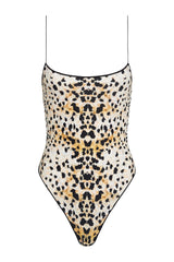 the C one piece in baby cheetah