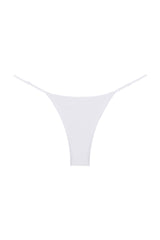 luna bottom in white seersucker
