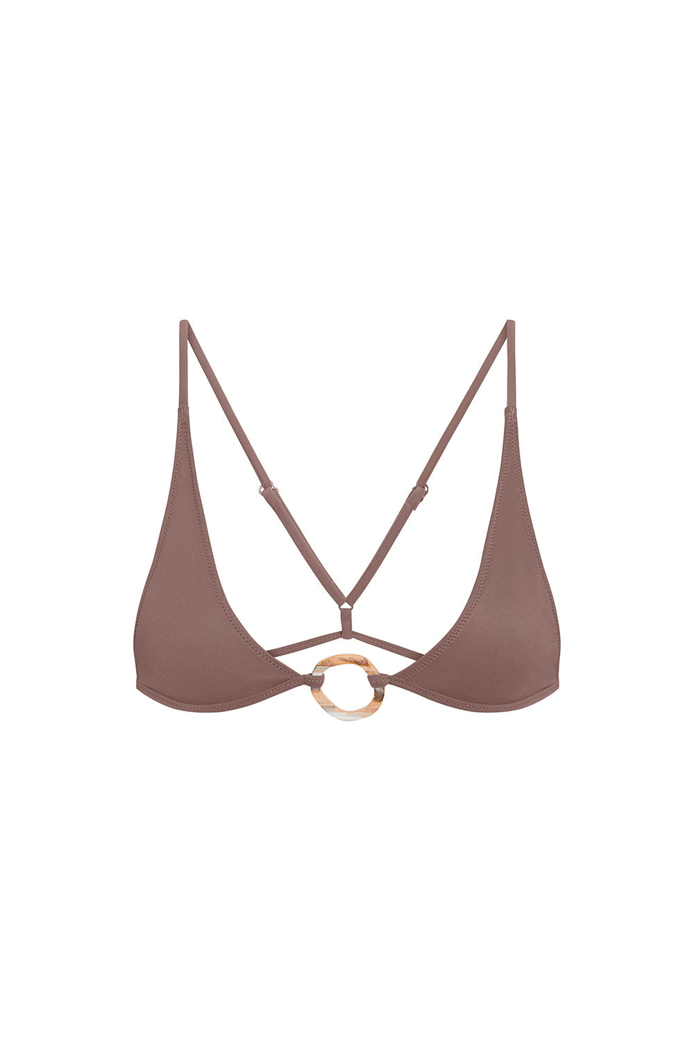 orb universo bralette in driftwood