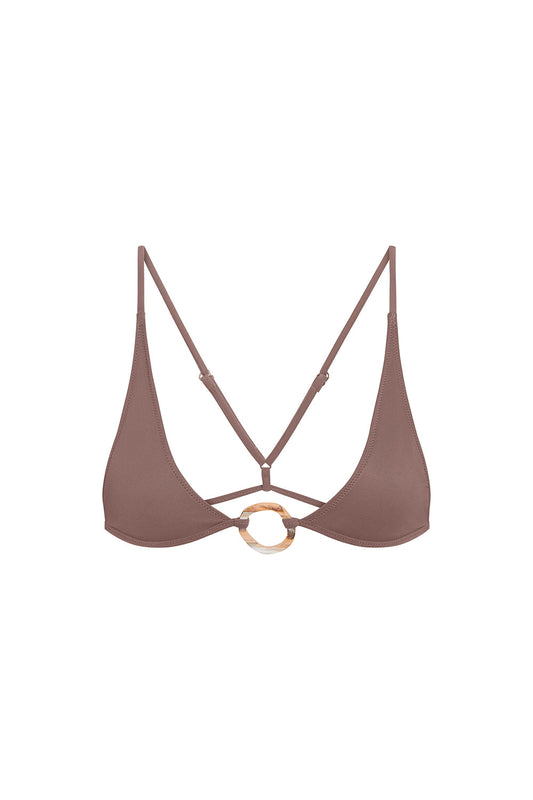 orb universo bralette in driftwood