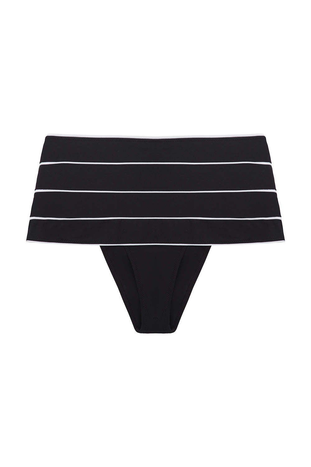 sculpting deco bottom in black and white compression