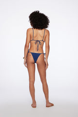 praia bottom in indigo eco terry